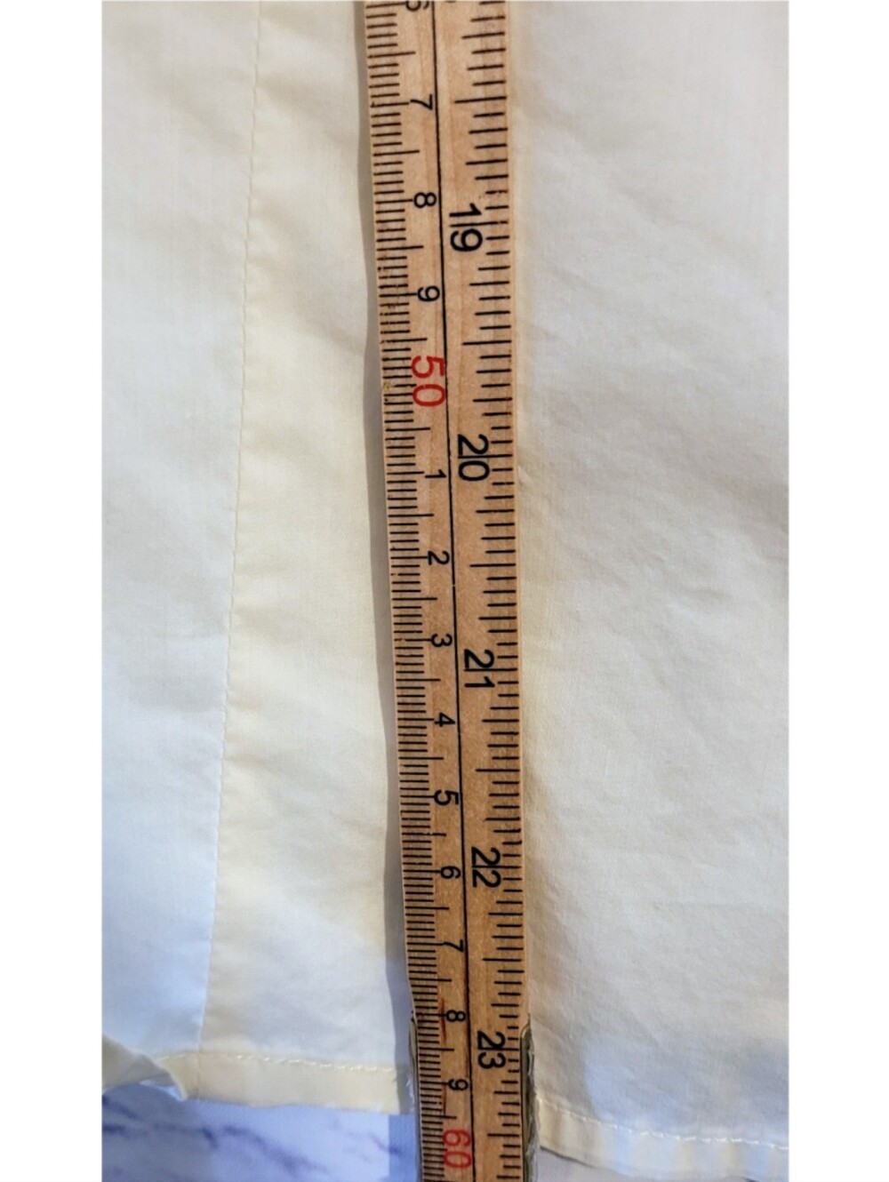 BCBGeneration Shirt Womens Size 10 Cream Pintuck Tuxedo-Style Blouse Victorian - Picture 12 of 12